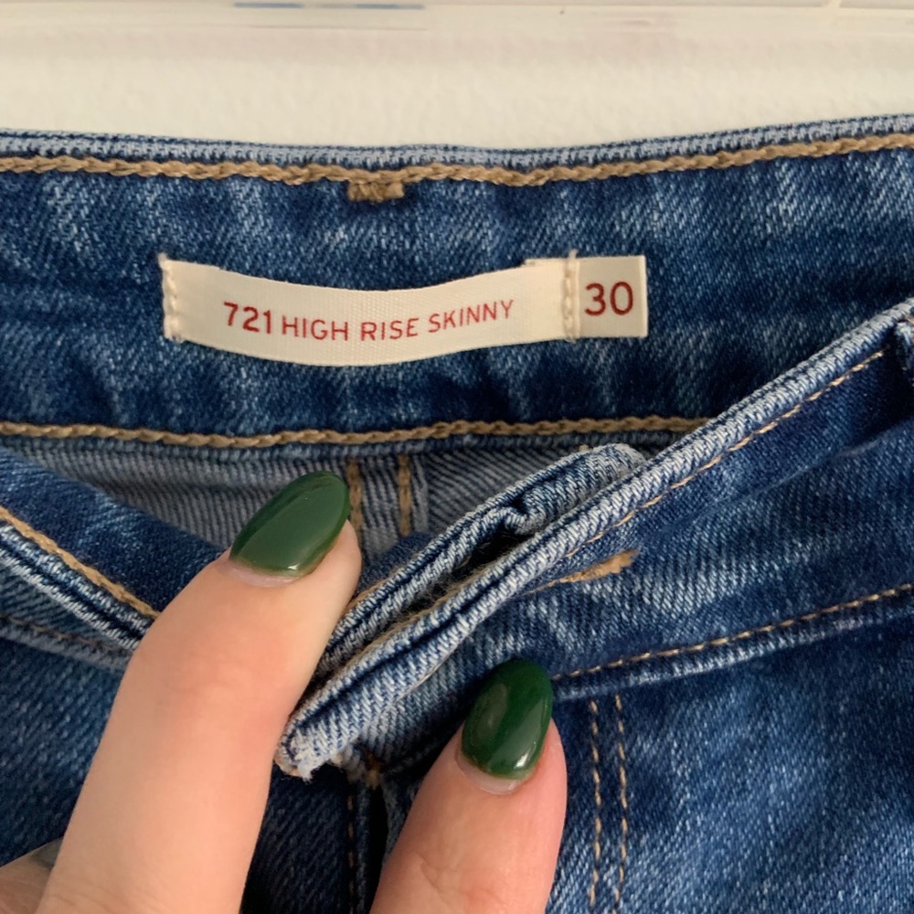 LEVIS 721 HIGH RISE SKINNY - Picture 2 of 5